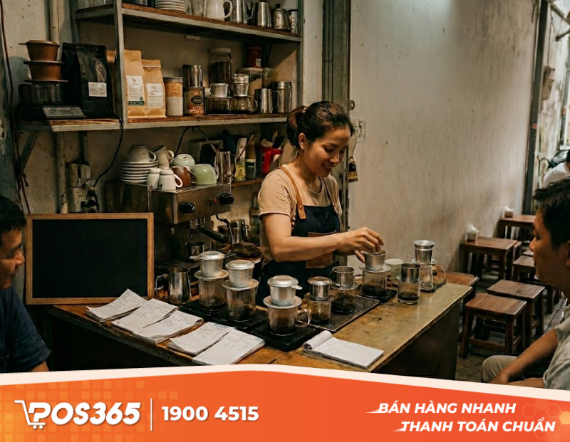 Những khó khăn thực tế khi vận hành không gian cafe khiêm tốn