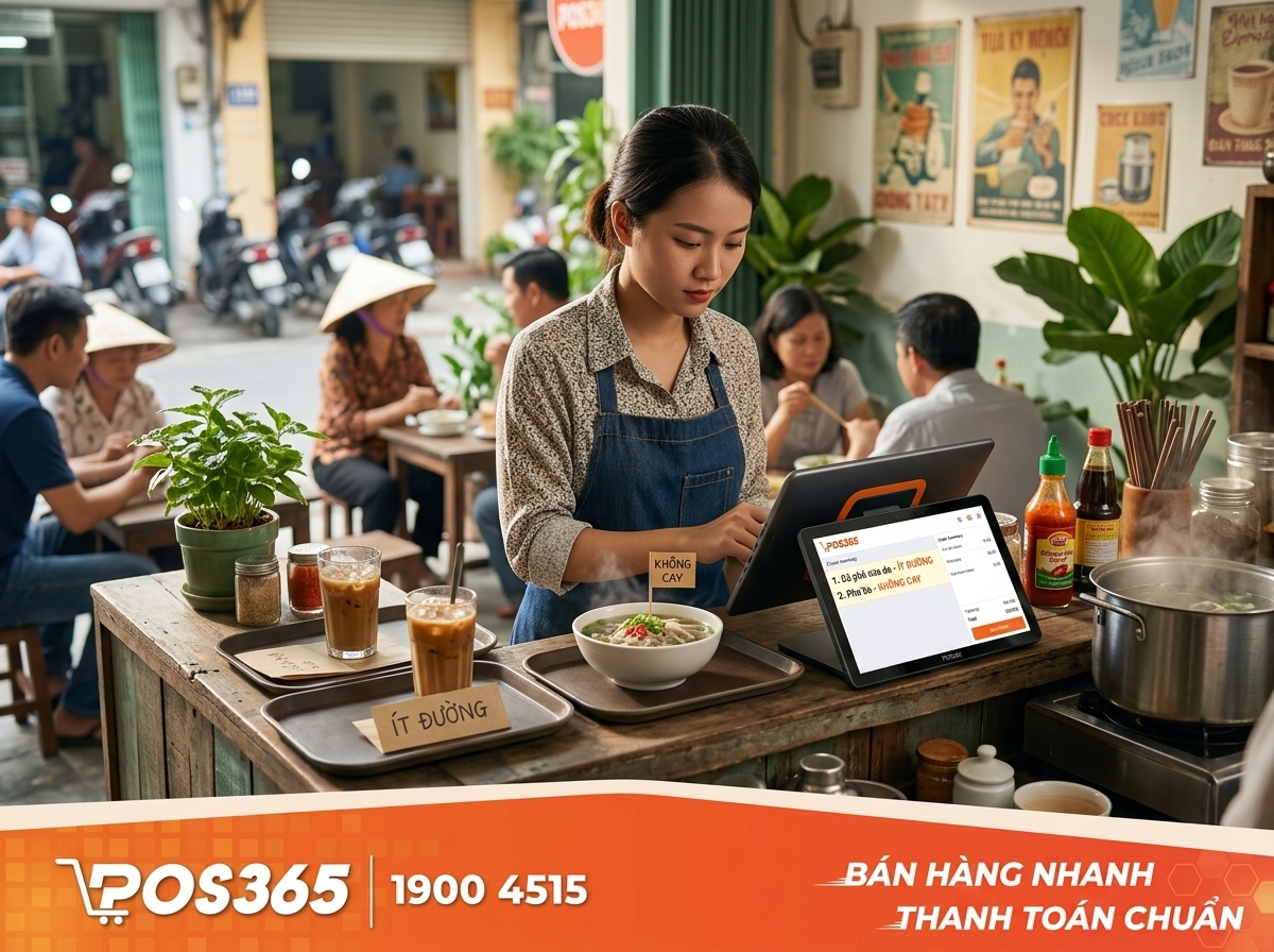 Cá nhân hóa dịch vụ nhờ tính năng ghi chú đặc biệt (ít đường, không cay)
