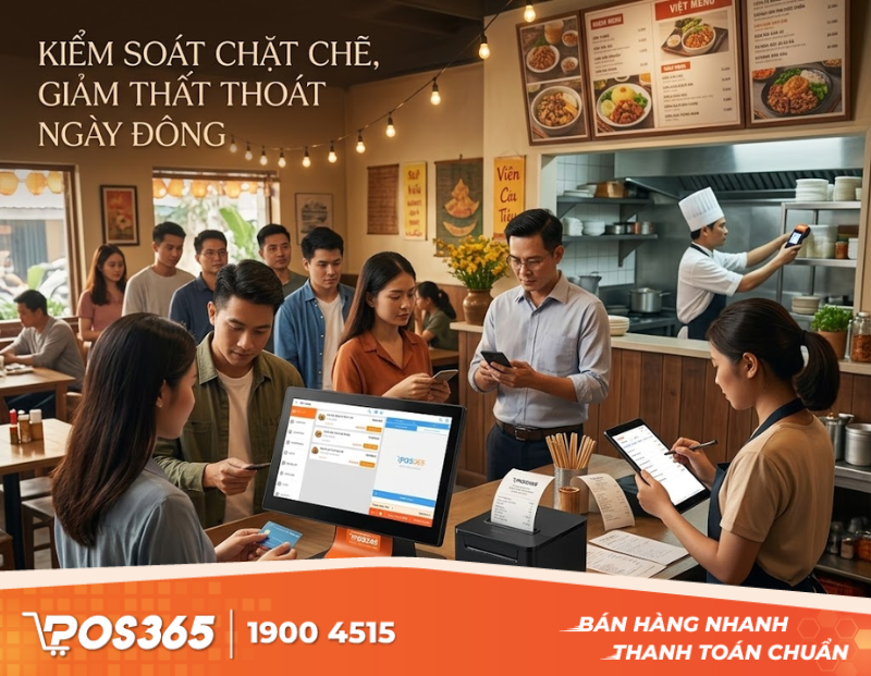 Bài toán kiểm soát rủi ro và chống thất thoát trong ngày đông khách