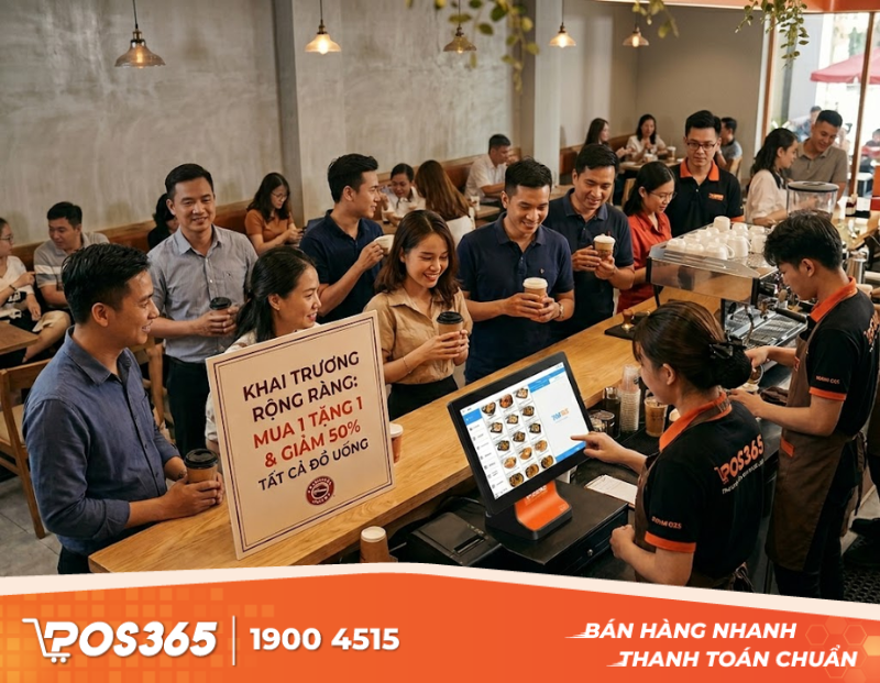 Các ý tưởng khuyến mãi ngày khai trương quán cafe kéo khách ùn ùn