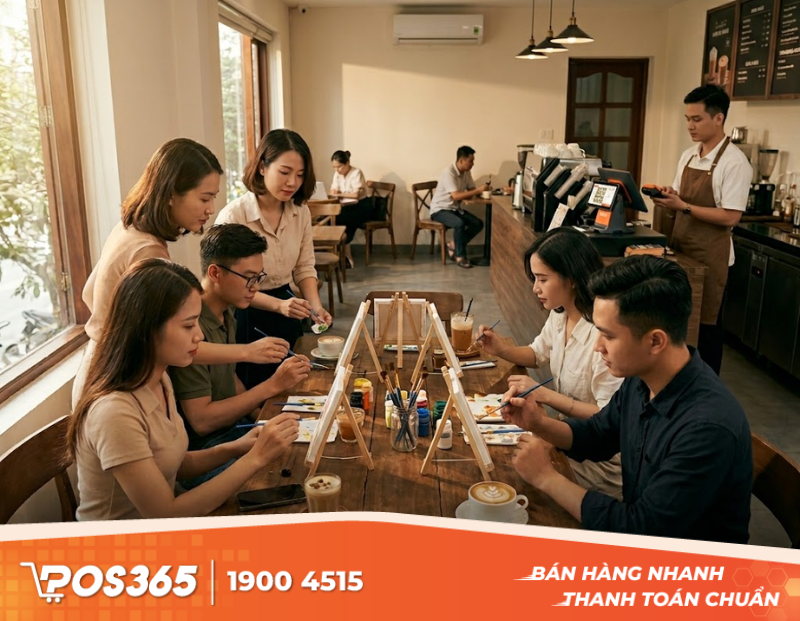 Biến kh&ocirc;ng gian qu&aacute;n th&agrave;nh nơi trải nghiệm sự kiện mini