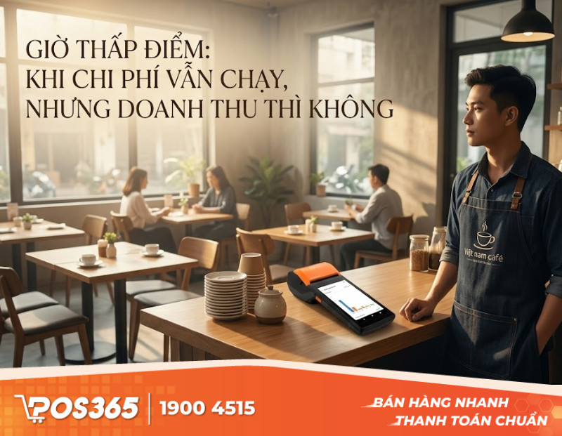 Giờ thấp điểm đang ngốn chi ph&iacute; của qu&aacute;n như thế n&agrave;o?