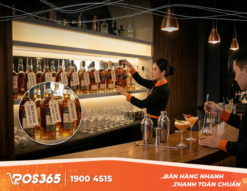 Chống thất tho&aacute;t bằng quy tắc sắp xếp FIFO tại quầy Bar