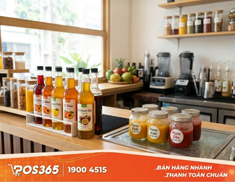 Mẹo giữ Syrup, mứt sinh tố (Puree) kh&ocirc;ng bị l&ecirc;n men hay biến chất