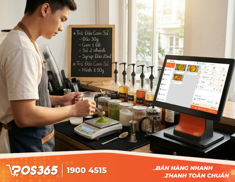 Nguyên tắc xây dựng bảng định lượng chuẩn xác cho từng món uống