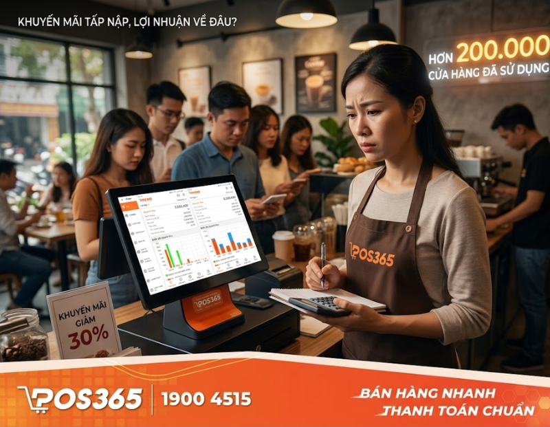 Chạy khuyến m&atilde;i đ&ocirc;ng kh&aacute;ch nhưng cuối th&aacute;ng vẫn hụt tiền?