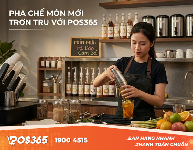 Đưa món mới vào vận hành không làm rối đội hình pha chế