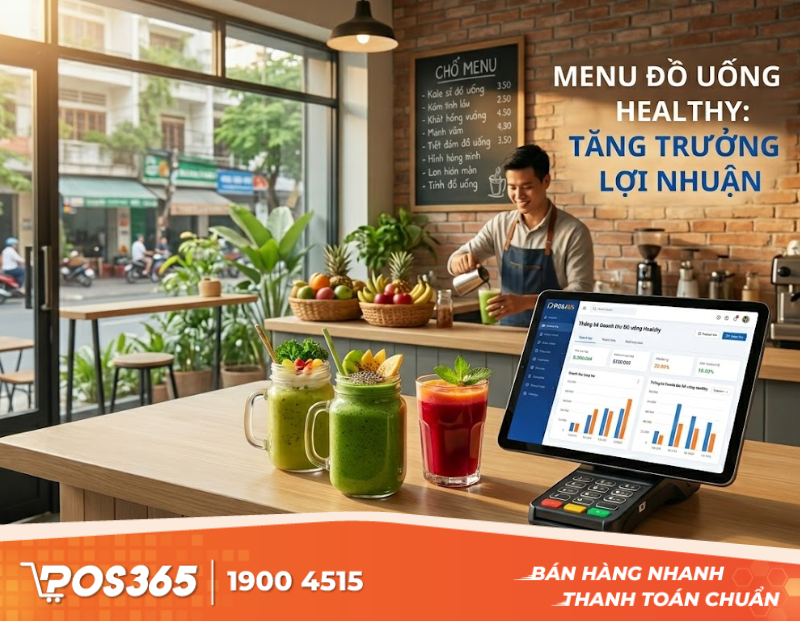 Gợi ý nhóm đồ uống healthy có biên độ lợi nhuận cao cho quán