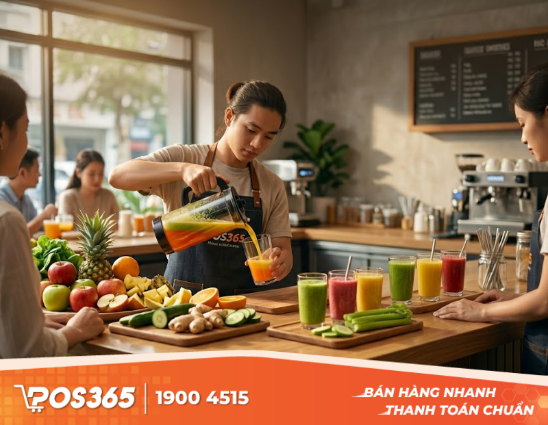 Nguyên tắc mix vị nước ép, sinh tố không bị tách nước hay đắng chát