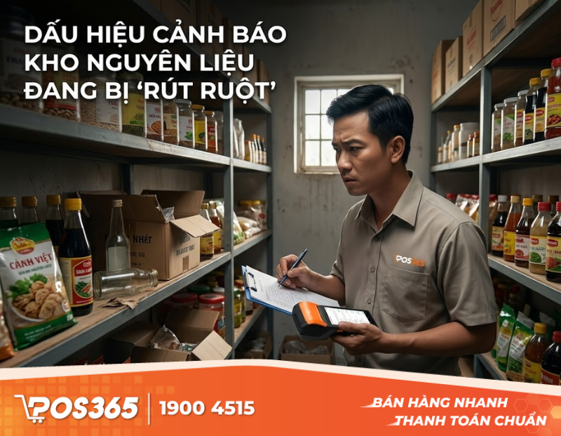 Những dấu hiệu cảnh b&aacute;o kho nguy&ecirc;n liệu đang bị r&uacute;t ruột