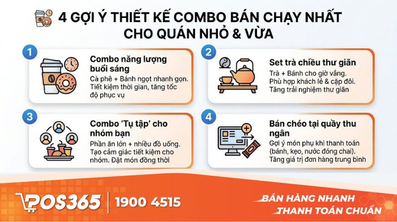 4 Gợi ý thiết kế combo 