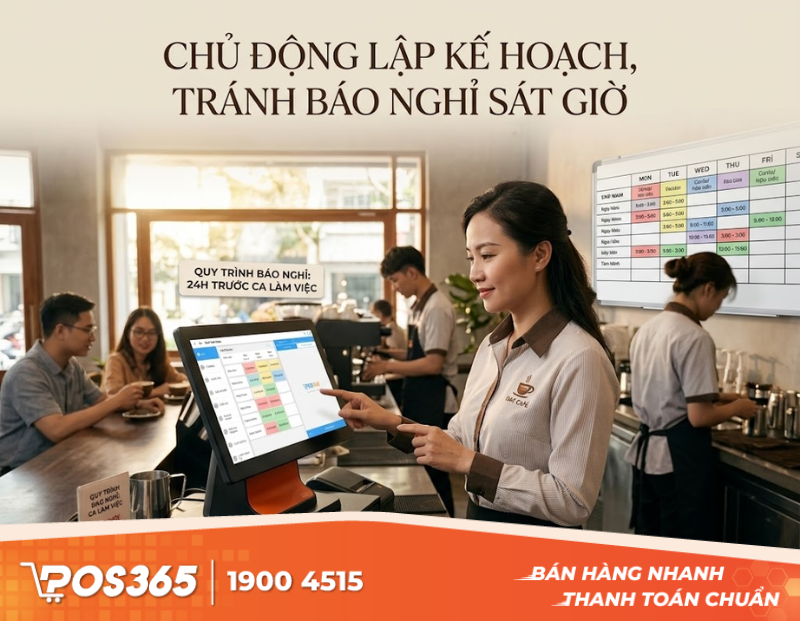 Tuyệt chi&ecirc;u ngăn chặn t&igrave;nh trạng b&aacute;o nghỉ s&aacute;t giờ nhận ca