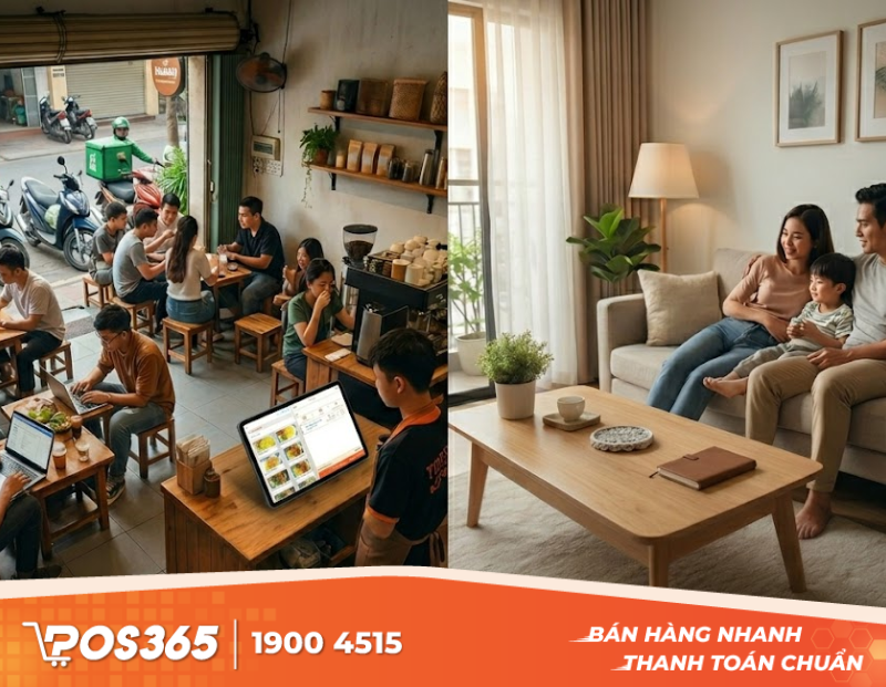 Ph&acirc;n t&iacute;ch tải trọng thực tế của qu&aacute;n cafe so với nh&agrave; ở