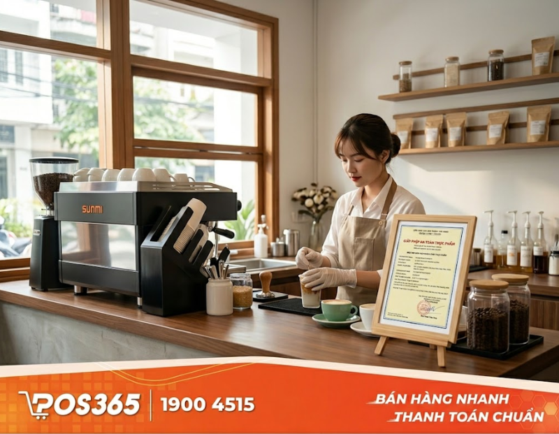 Quán cafe có bắt buộc phải xin giấy phép an toàn thực phẩm?