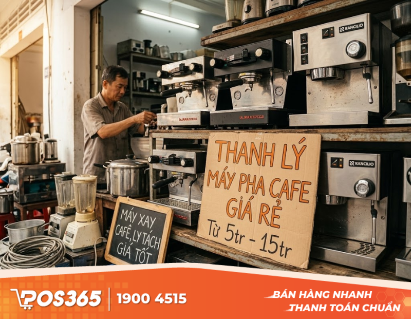Sức hấp dẫn từ những lời rao thanh l&yacute; m&aacute;y pha cafe gi&aacute; rẻ