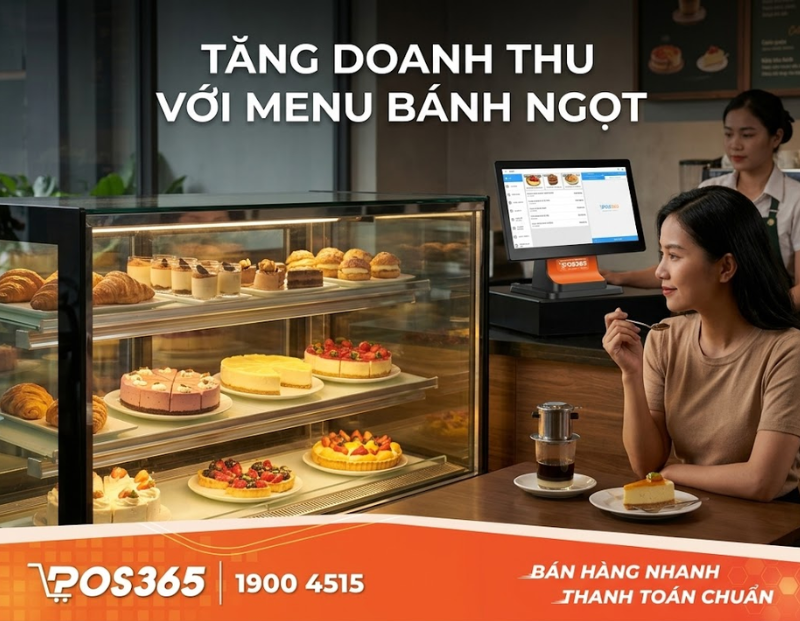 Tại sao quán cafe không nên bỏ qua menu bánh ngọt?