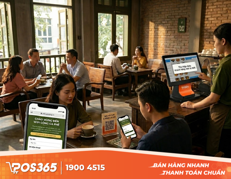 Hệ thống Wifi Marketing: Vừa cung cấp mạng, vừa thu thập Data khách hàng