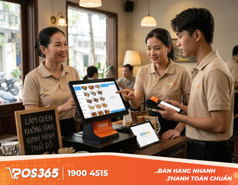 Ng&agrave;y 1: L&agrave;m quen kh&ocirc;ng gian v&agrave; định h&igrave;nh th&aacute;i độ phục vụ