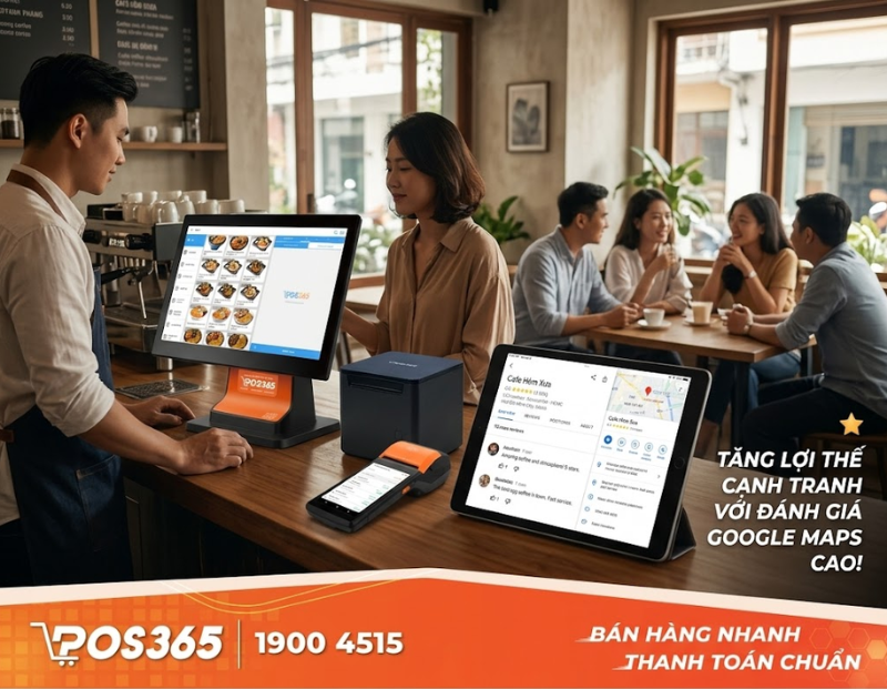 Lợi thế cạnh tranh từ lượt đánh giá Google Maps đối với quán cafe