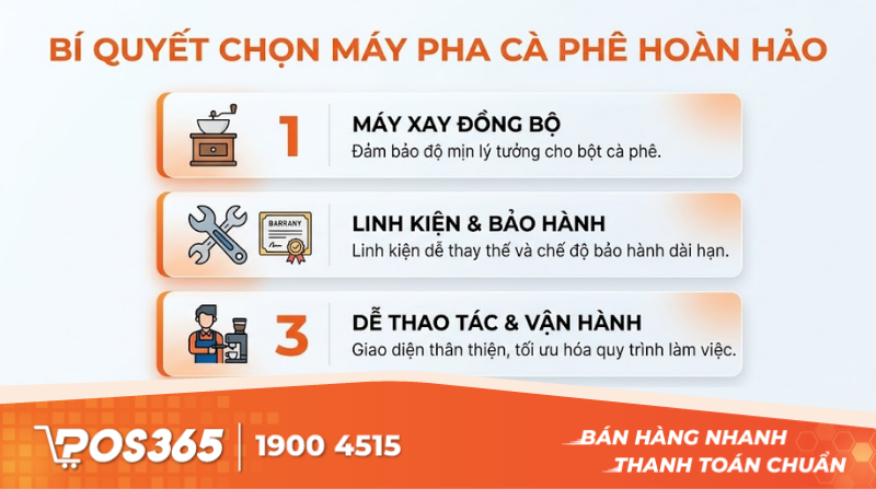 C&aacute;c ti&ecirc;u ch&iacute; sống c&ograve;n kh&aacute;c khi xuống tiền mua m&aacute;y pha
