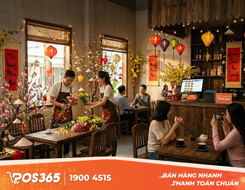 Gợi ý ý tưởng trang trí không gian quán cafe cho các dịp lễ lớn