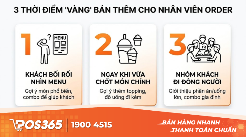 3 Thời điểm v&agrave;ng để nh&acirc;n vi&ecirc;n order mở lời b&aacute;n th&ecirc;m