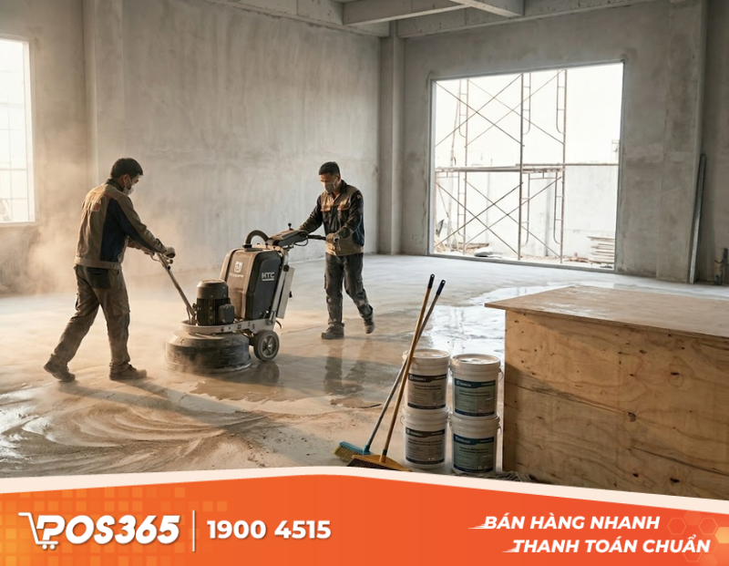 Kinh nghiệm thi c&ocirc;ng v&agrave; bảo quản s&agrave;n gi&uacute;p tối ưu chi ph&iacute; vận h&agrave;nh