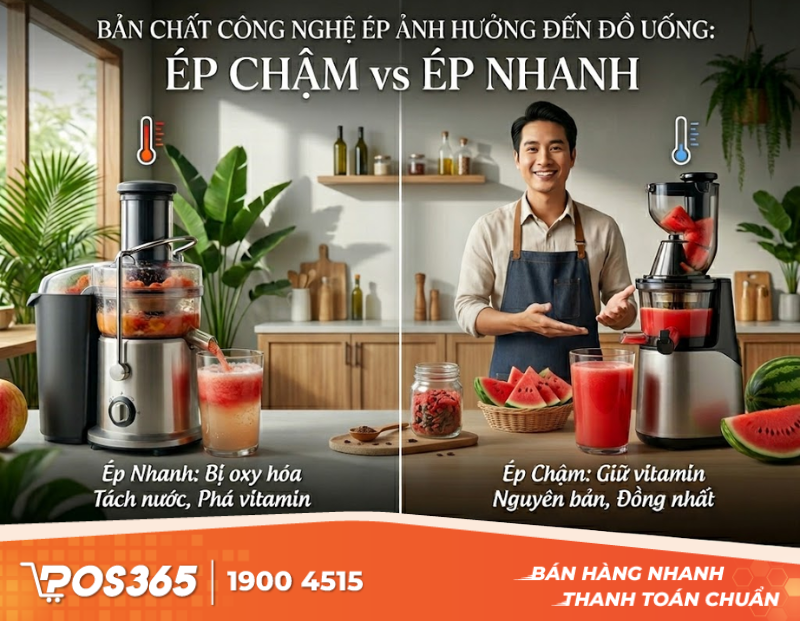 Bản chất c&ocirc;ng nghệ &eacute;p ảnh hưởng thế n&agrave;o đến đồ uống?
