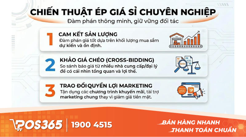 Chiến thuật &eacute;p gi&aacute; sỉ nguy&ecirc;n liệu kh&ocirc;ng l&agrave;m phật l&ograve;ng đối t&aacute;c