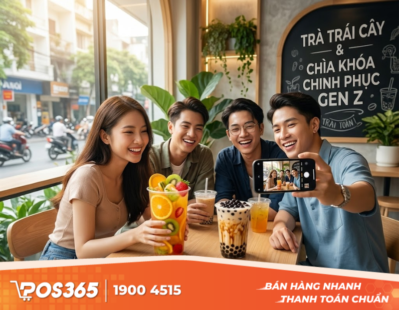 Tr&agrave; tr&aacute;i c&acirc;y tươi v&agrave; Tr&agrave; sữa - Ch&igrave;a kh&oacute;a thu h&uacute;t Gen Z