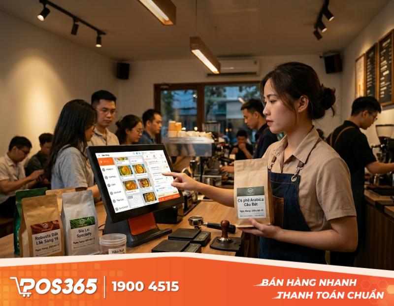 Quản lý lô hàng (Batch) nguyên liệu cà phê đặc sản (Specialty Coffee)
