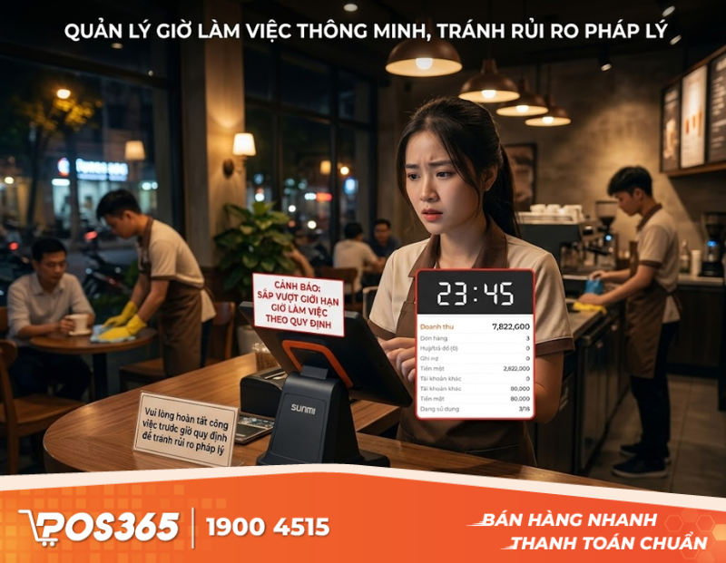 Giới hạn giờ l&agrave;m - điều kiện dễ bị phạt nhất