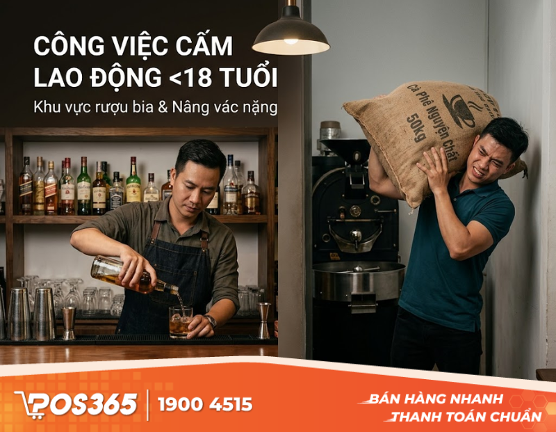 Những vị tr&iacute; cấm cửa với nh&acirc;n sự dưới 18 tuổi