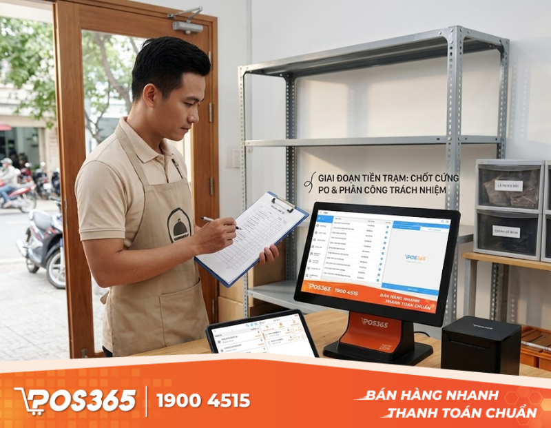 Chuẩn bị trước khi h&agrave;ng tới (Giai đoạn tiền trạm)