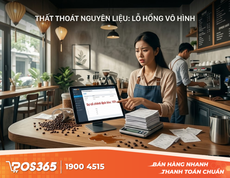Những lỗ hổng v&ocirc; h&igrave;nh đang b&ograve;n r&uacute;t kho nguy&ecirc;n liệu qu&aacute;n cafe