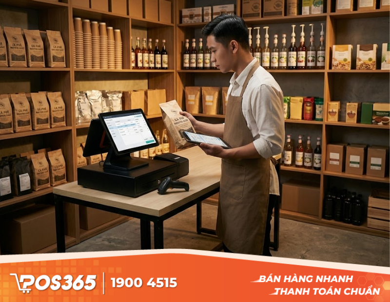 Quy trình quản lý kho nguyên vật liệu quán cafe kín kẽ, không thất thoát
