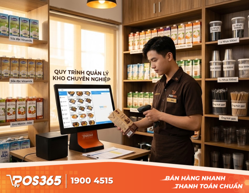 Thiết lập quy tr&igrave;nh quản l&yacute; kho nguy&ecirc;n vật liệu qu&aacute;n cafe chuy&ecirc;n nghiệp