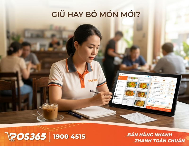 Tiêu chí quyết định giữ hay loại bỏ món mới khỏi menu