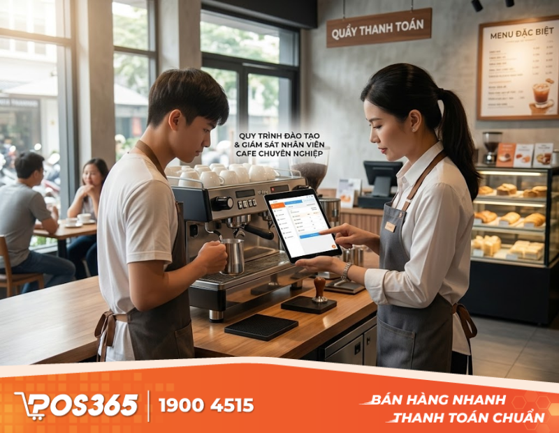 Thiết lập quy tr&igrave;nh quản l&yacute; nh&acirc;n sự qu&aacute;n cafe chuy&ecirc;n nghiệp