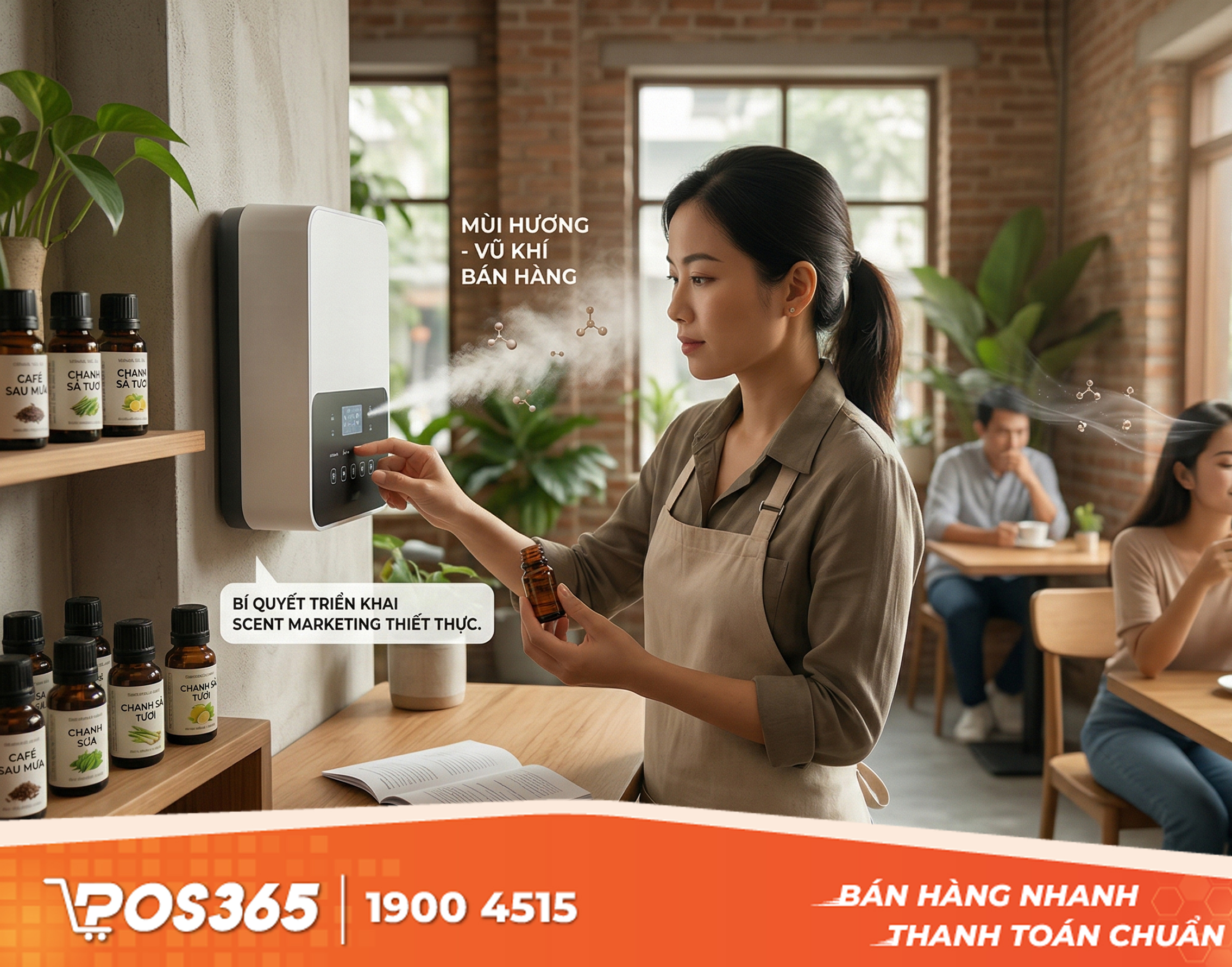 B&iacute; quyết triển khai Scent Marketing thiết thực cho chủ qu&aacute;n