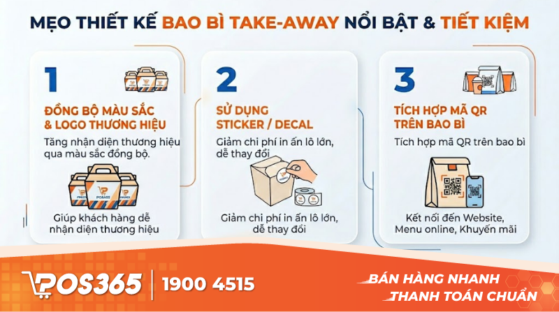 Mẹo thiết kế bao b&igrave; take-away nổi bật, kh&ocirc;ng tốn qu&aacute; nhiều chi ph&iacute;