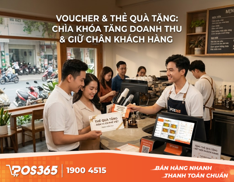 Tại sao quán cafe cần đầu tư vào voucher và thẻ quà tặng?