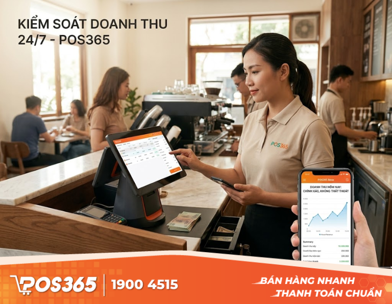 B&iacute; quyết kiểm so&aacute;t d&ograve;ng tiền qua m&aacute;y POS kh&ocirc;ng bị thất tho&aacute;t