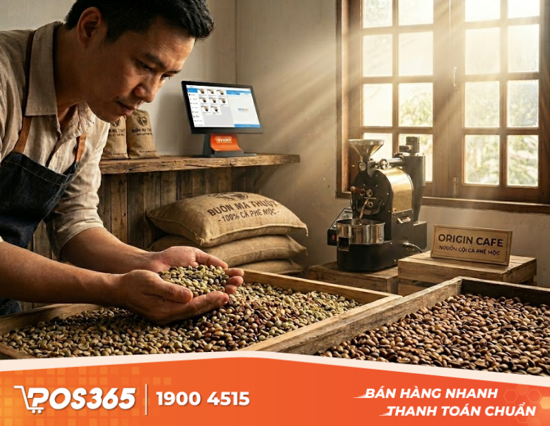 Tầm quan trọng của nguồn hạt c&agrave; ph&ecirc; mộc đối với định vị thương hiệu qu&aacute;n