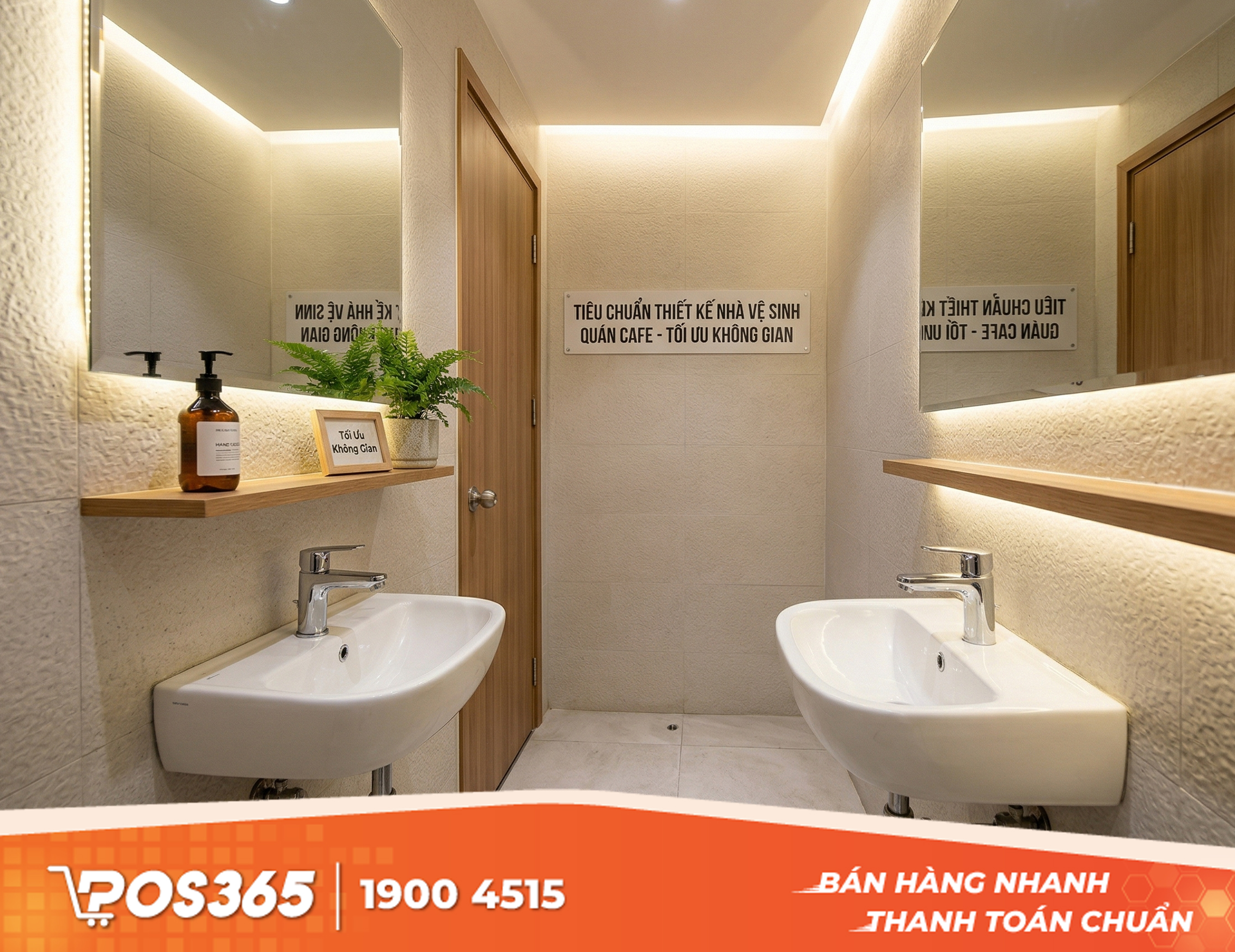 Tiêu chuẩn thiết kế nhà vệ sinh quán cafe tối ưu không gian