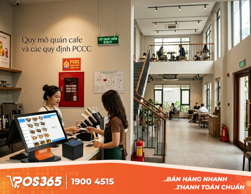 Ph&acirc;n loại quy m&ocirc; qu&aacute;n cafe theo quy định ph&ograve;ng chống ch&aacute;y nổ