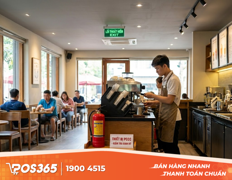 Tại sao chủ qu&aacute;n cafe cần đặc biệt ch&uacute; trọng hệ thống PCCC?