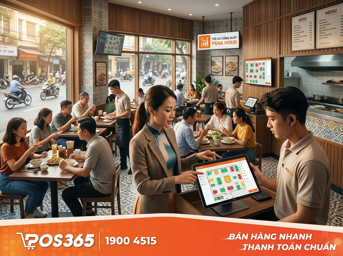 Tối ưu công suất giờ cao điểm nhờ sơ đồ phòng bàn trực quan