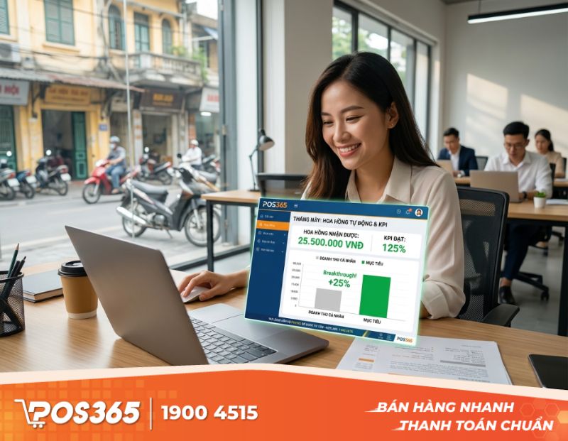Tự động tính hoa hồng/KPI: Động lực bứt phá cho nhân viên