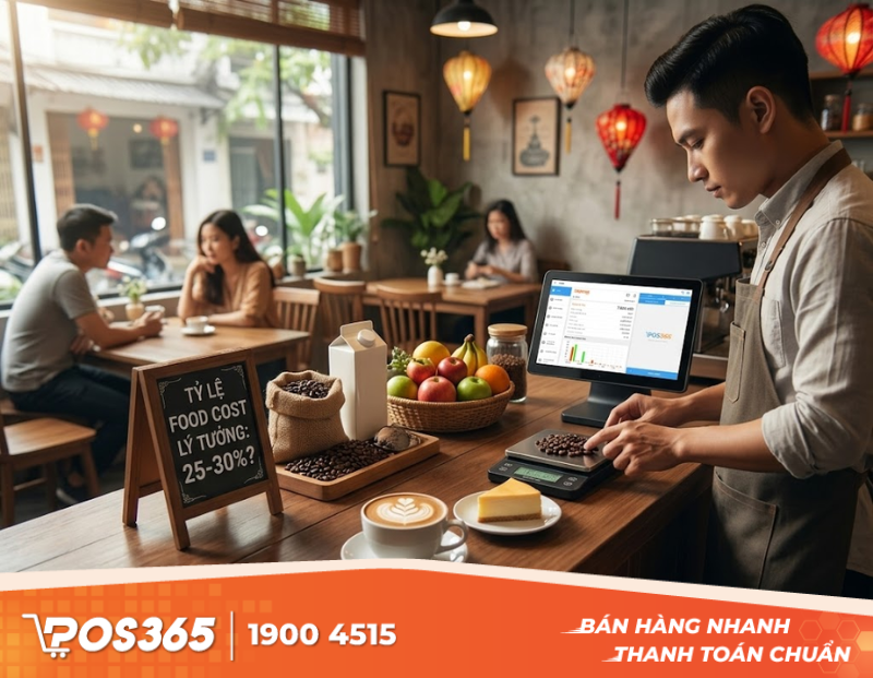 Tỷ lệ Food Cost chuẩn cho quán cafe là bao nhiêu để sinh lời an toàn?